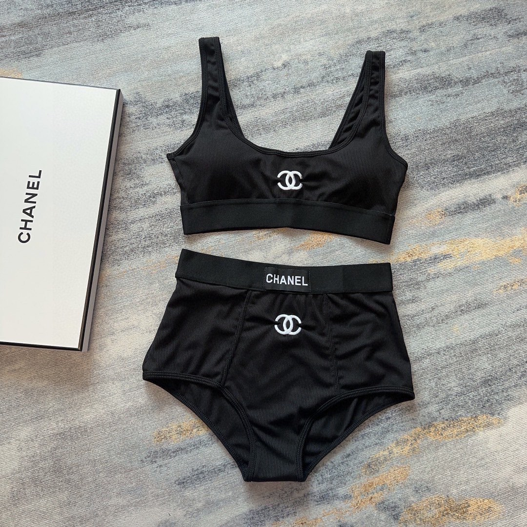 Chanel Two-piece Swimsuit  Swimwear