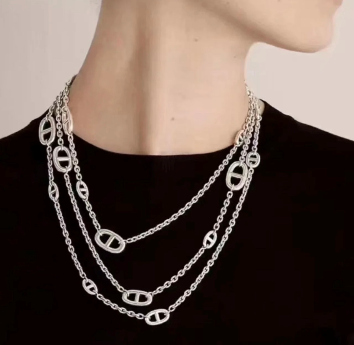Hermès Metal Necklace