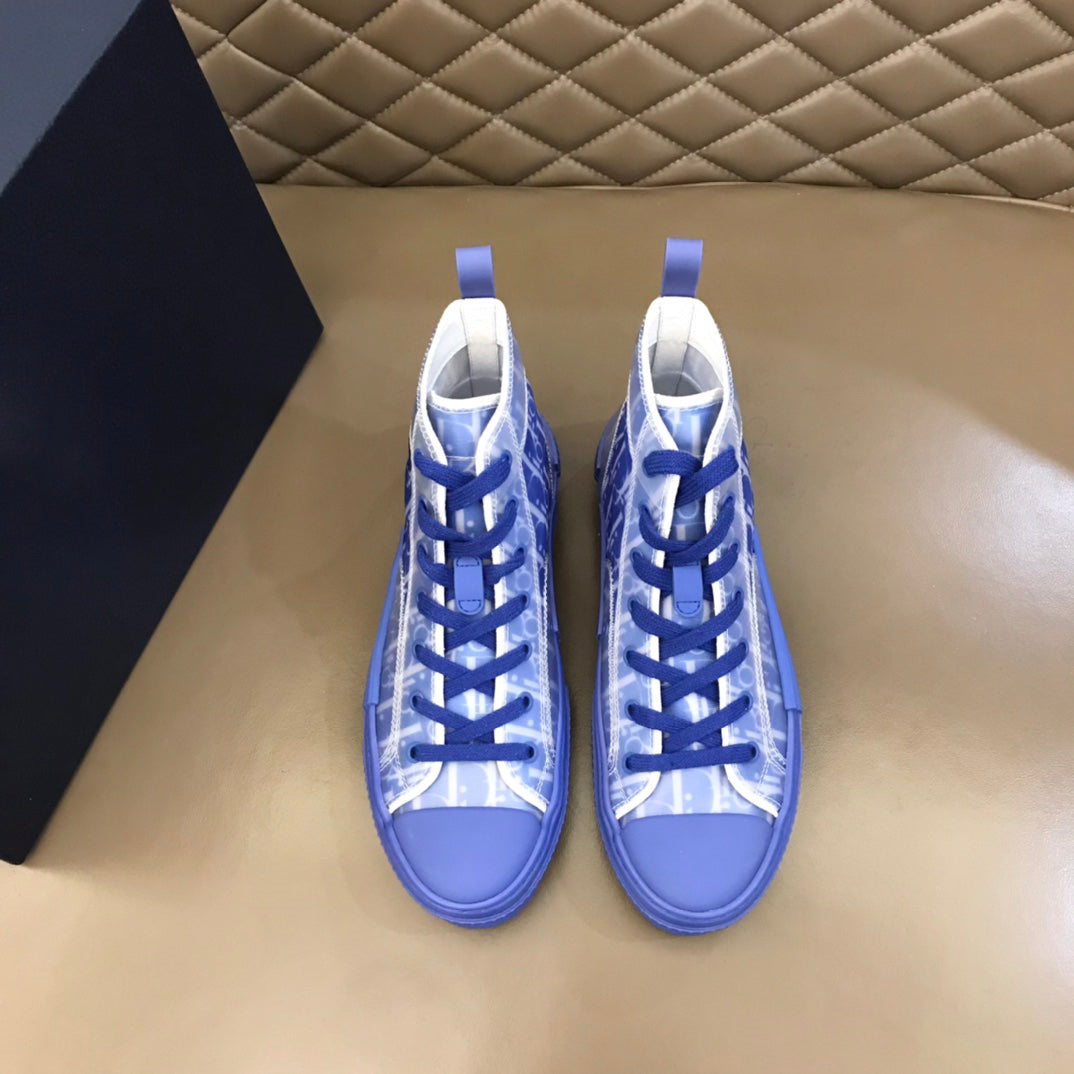 Dior B23 Oblique High Top Shoes white T004801-1069