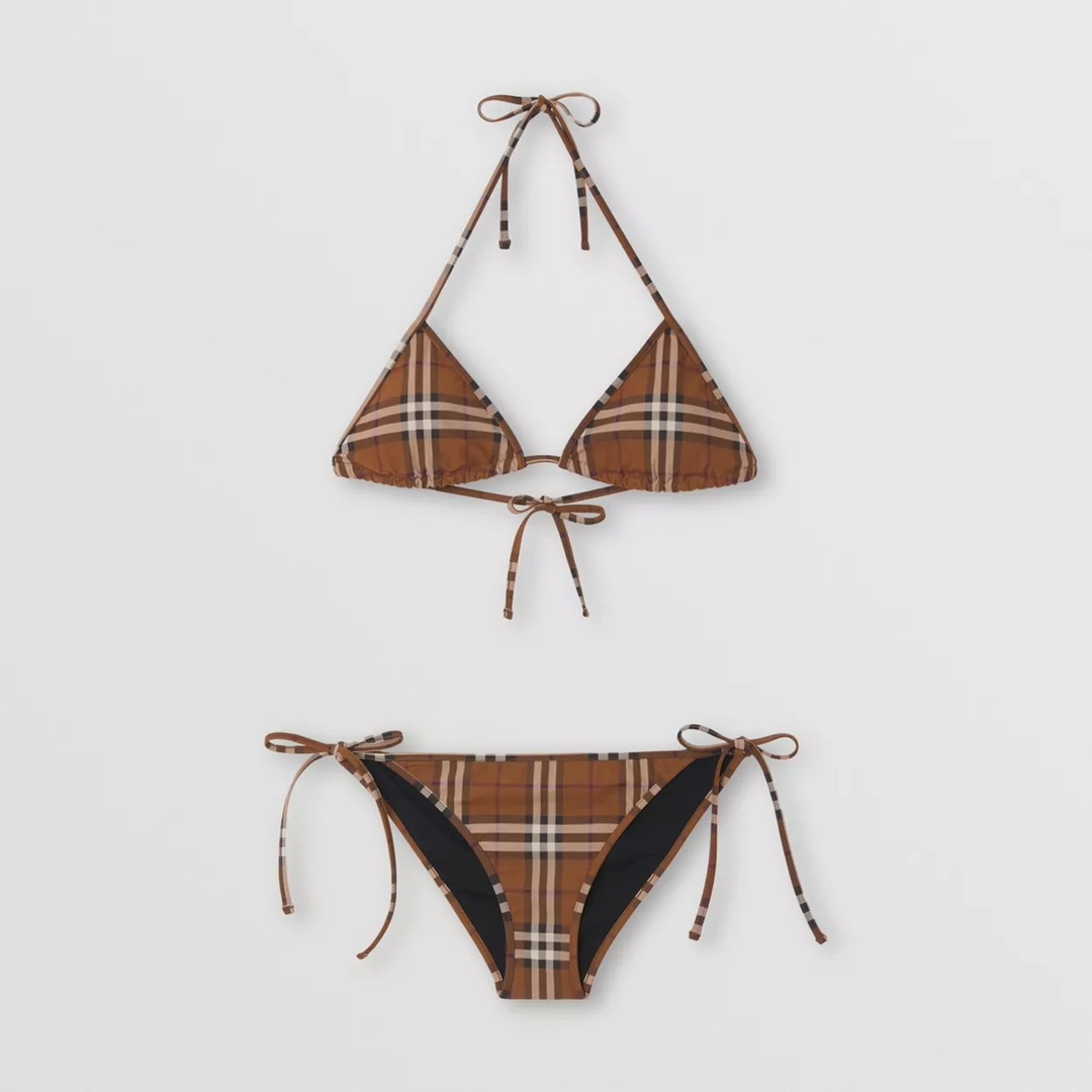 Burberry Button-down Swimsuit Swimwear