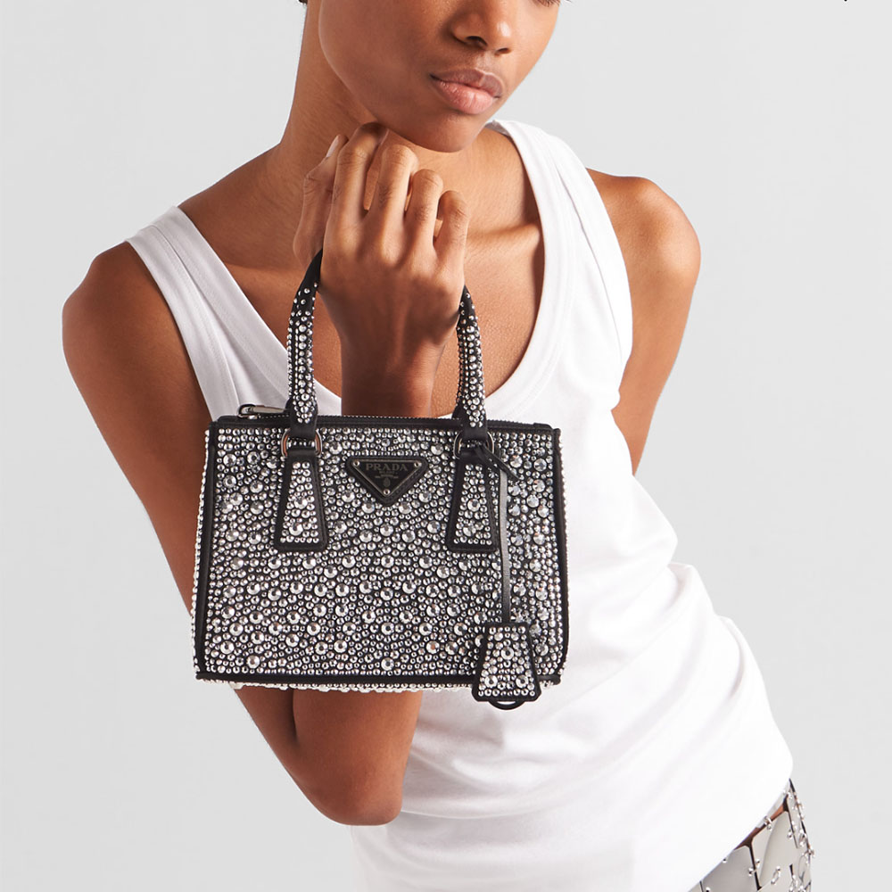 Prada Galleria Anti Crystal Mini Handbag