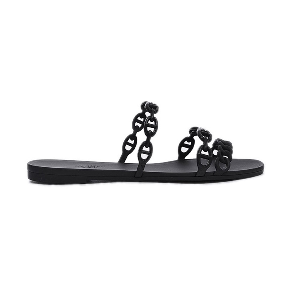 Hermes Shoes Island Flat Slppers Slide Sandal