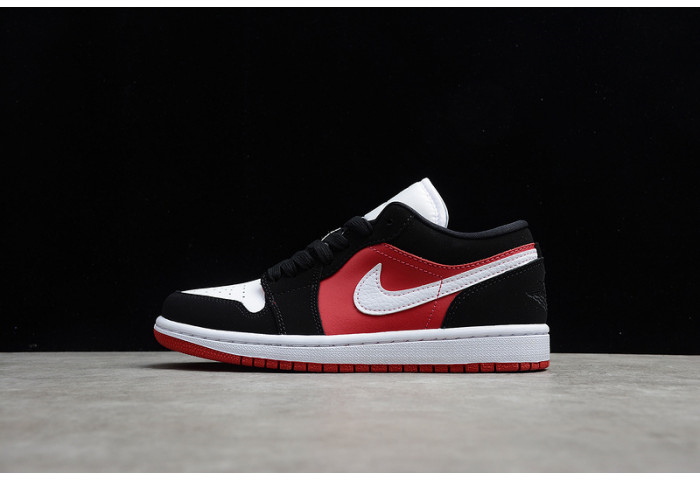 Jordan 1 Low Black White Gym Red (W) DC0774-016