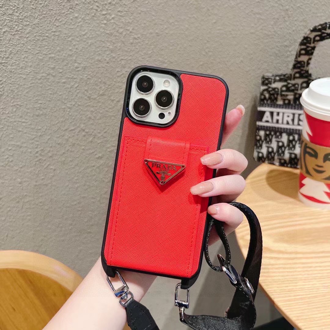 Prada Leather Soft Edge Phone Case