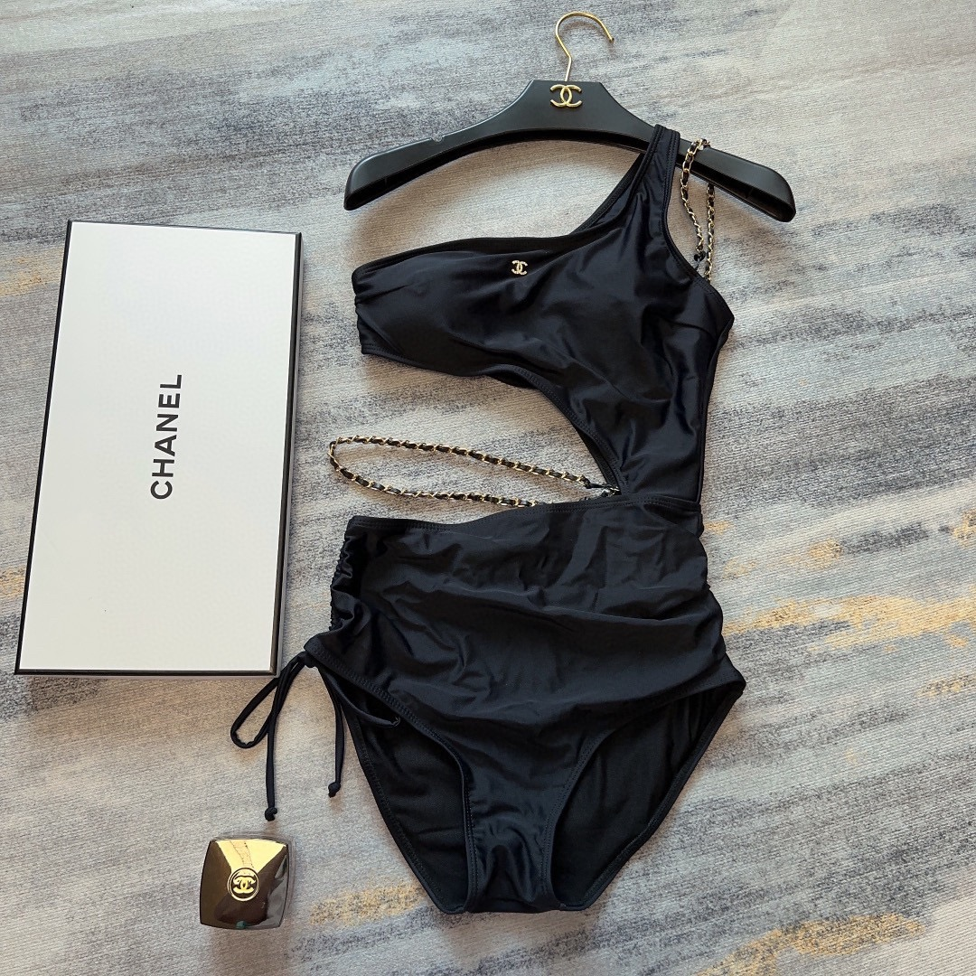 Chanel One-piece Swimsuit Swimwear
