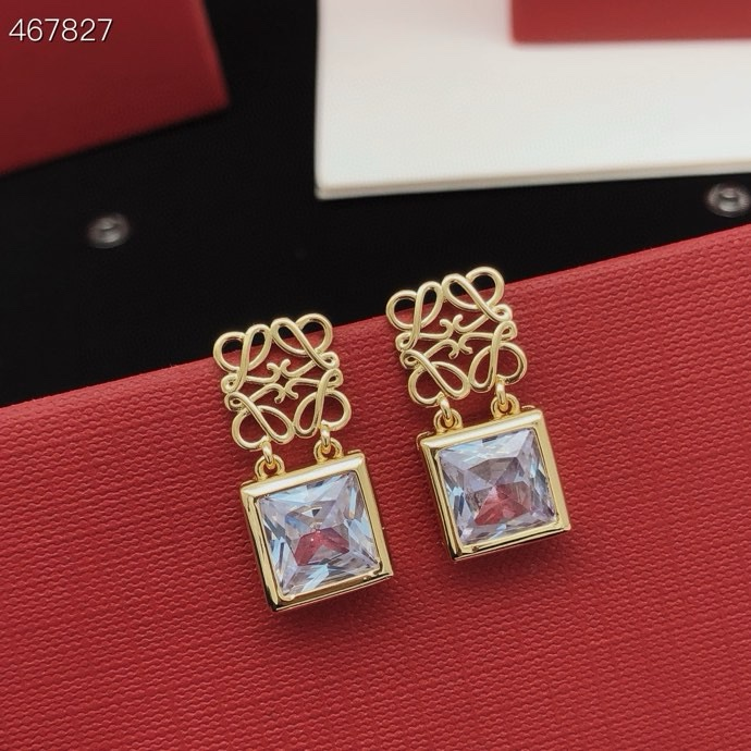 Loewe square cutout earrings