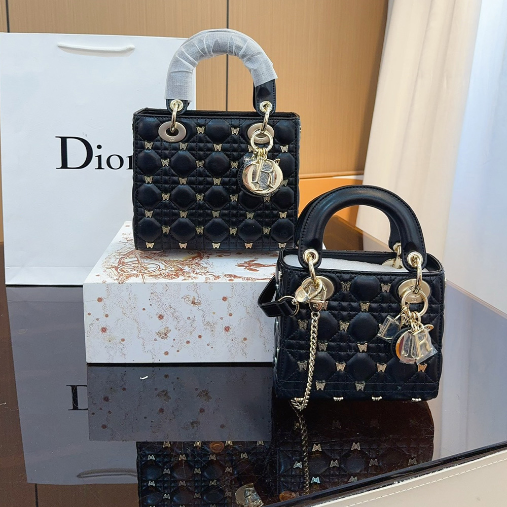 Dior Lady Dior Butterfly Rivet  Bags