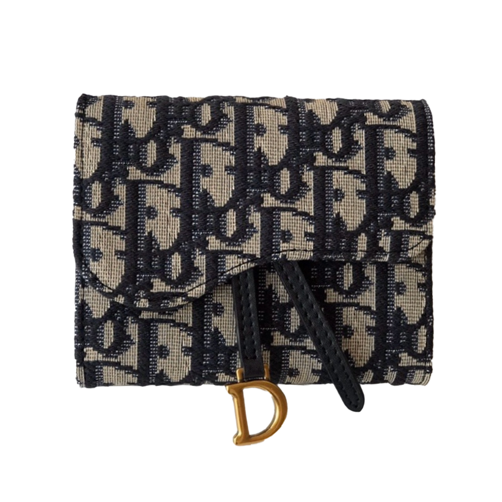 Dior Tri-Fold Snap Wallet
