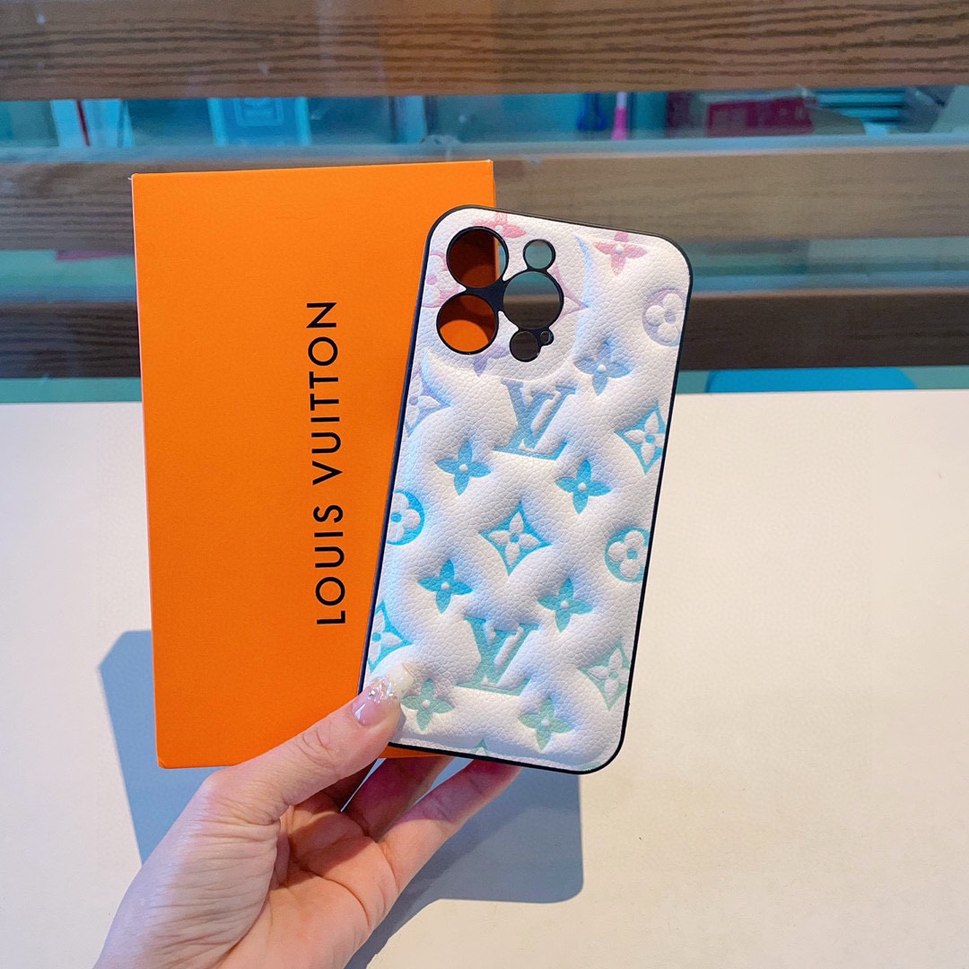 LV Air Cushion Embossed Phone Case