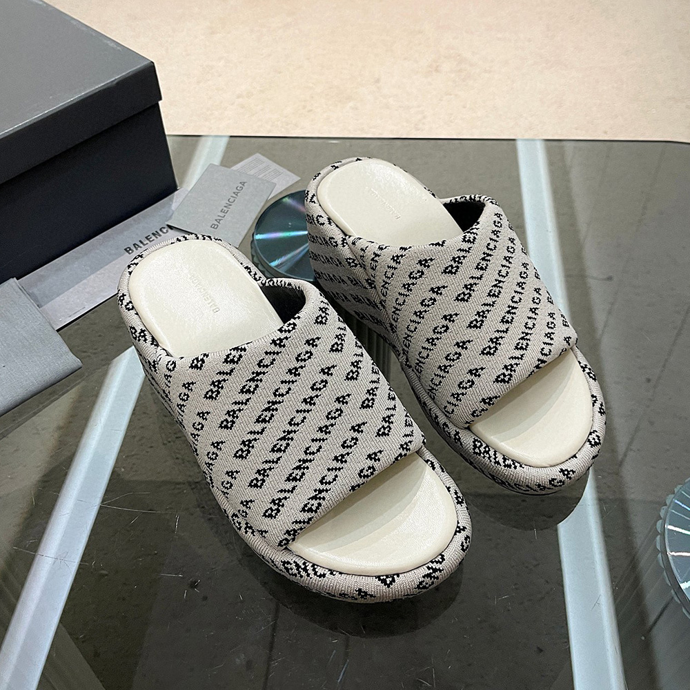 Balenciaga  Chunky Heel Sandals Slide Sandal