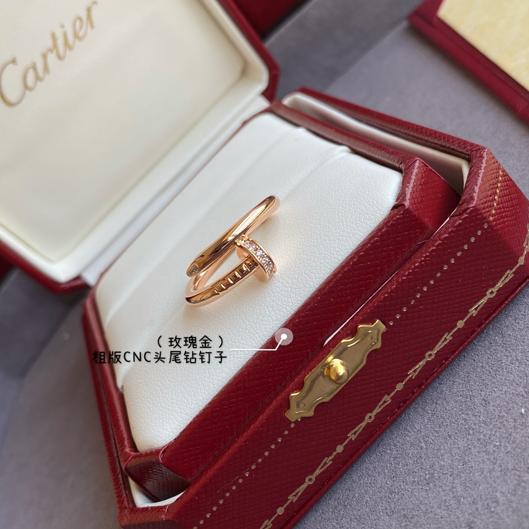 Cartier Tricolor glossy ring