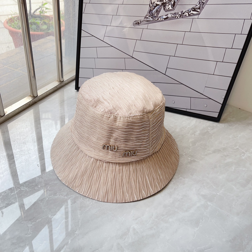 Miu Miu Textured Fisherman's Hat  Sunhat