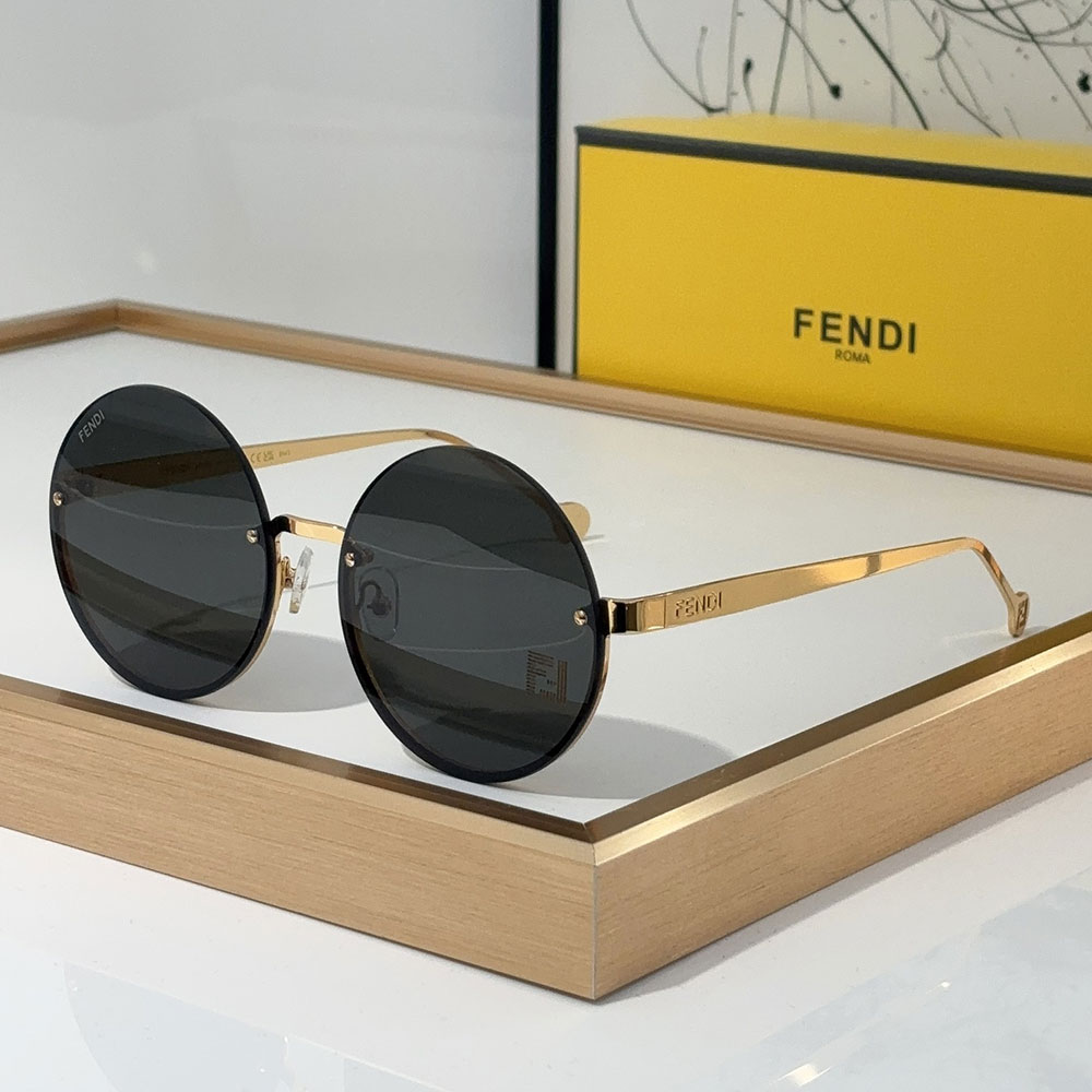Fendi  Lightweight Round Sunglasses Top quality