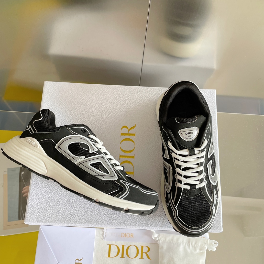 Dior B30 Dad Sneakers Black (AAA High Quality Version)