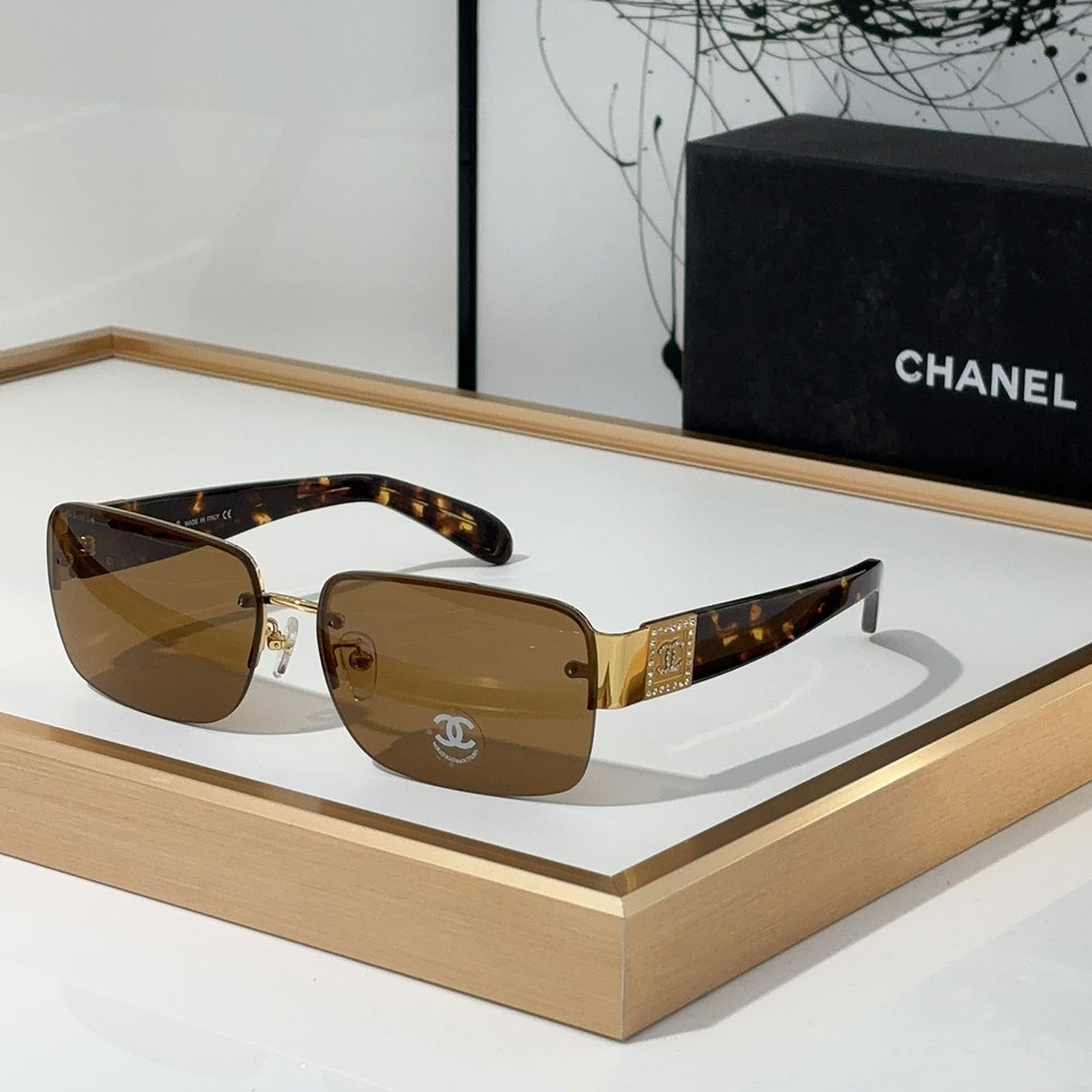 Chanel  Half frame Sunglasses Top quality
