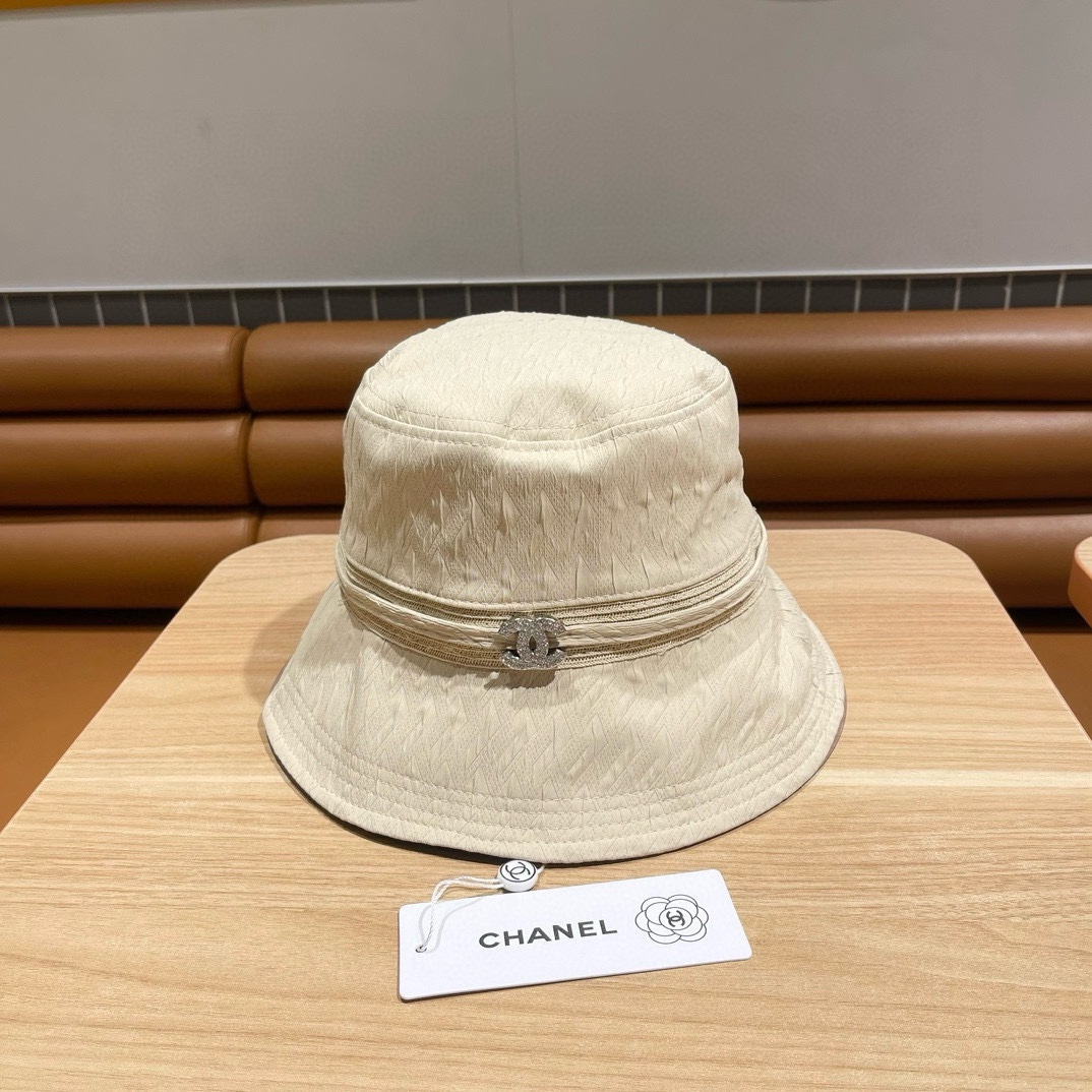 Chanel Shopping Shade Leisure Basin Hat Sunhat