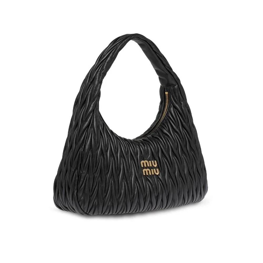 MIU MIU Wander Matelassé Hobo Bag Mini&Small
