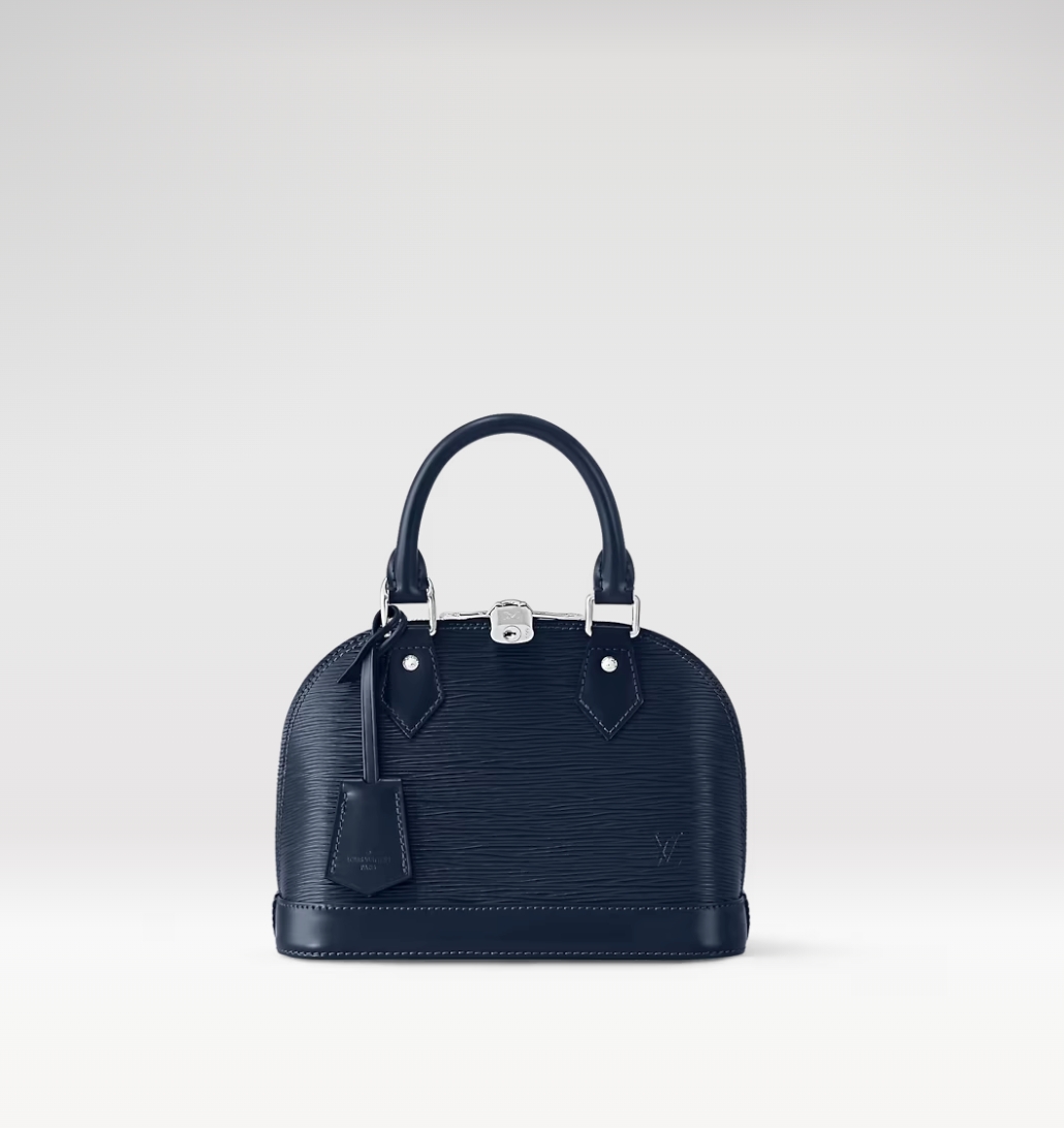 LV Alma BB 2way bag Epi Leather Indigo