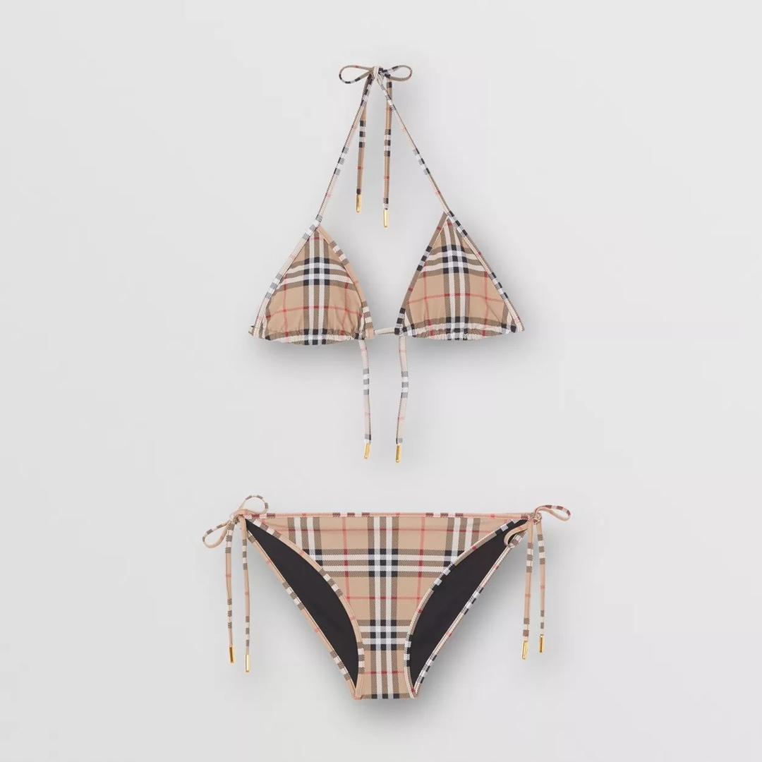 Burberry Button-down Swimsuit Swimwear