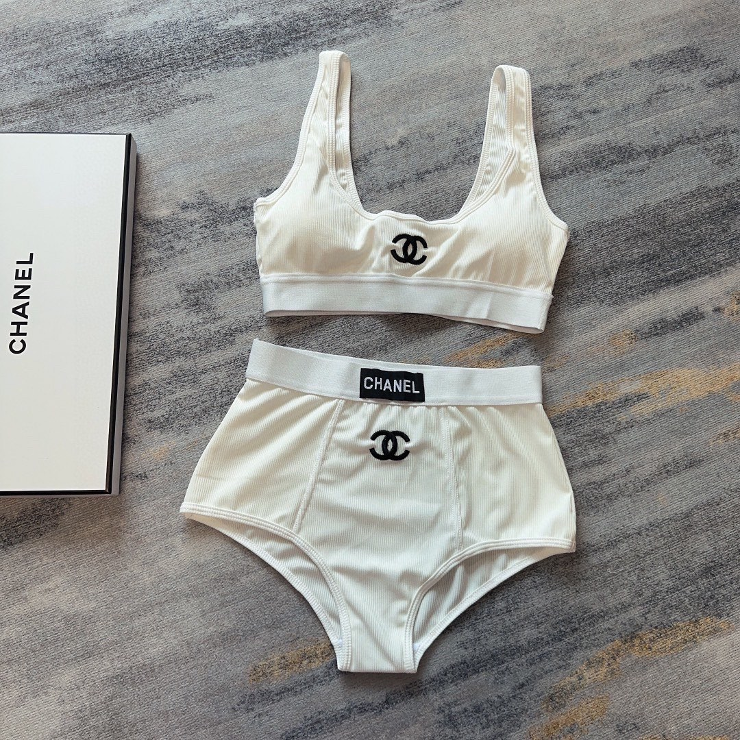 Chanel Two-piece Swimsuit  Swimwear