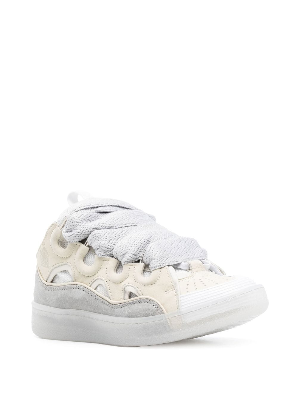 Lanvin LEATHER CURB SNEAKERS