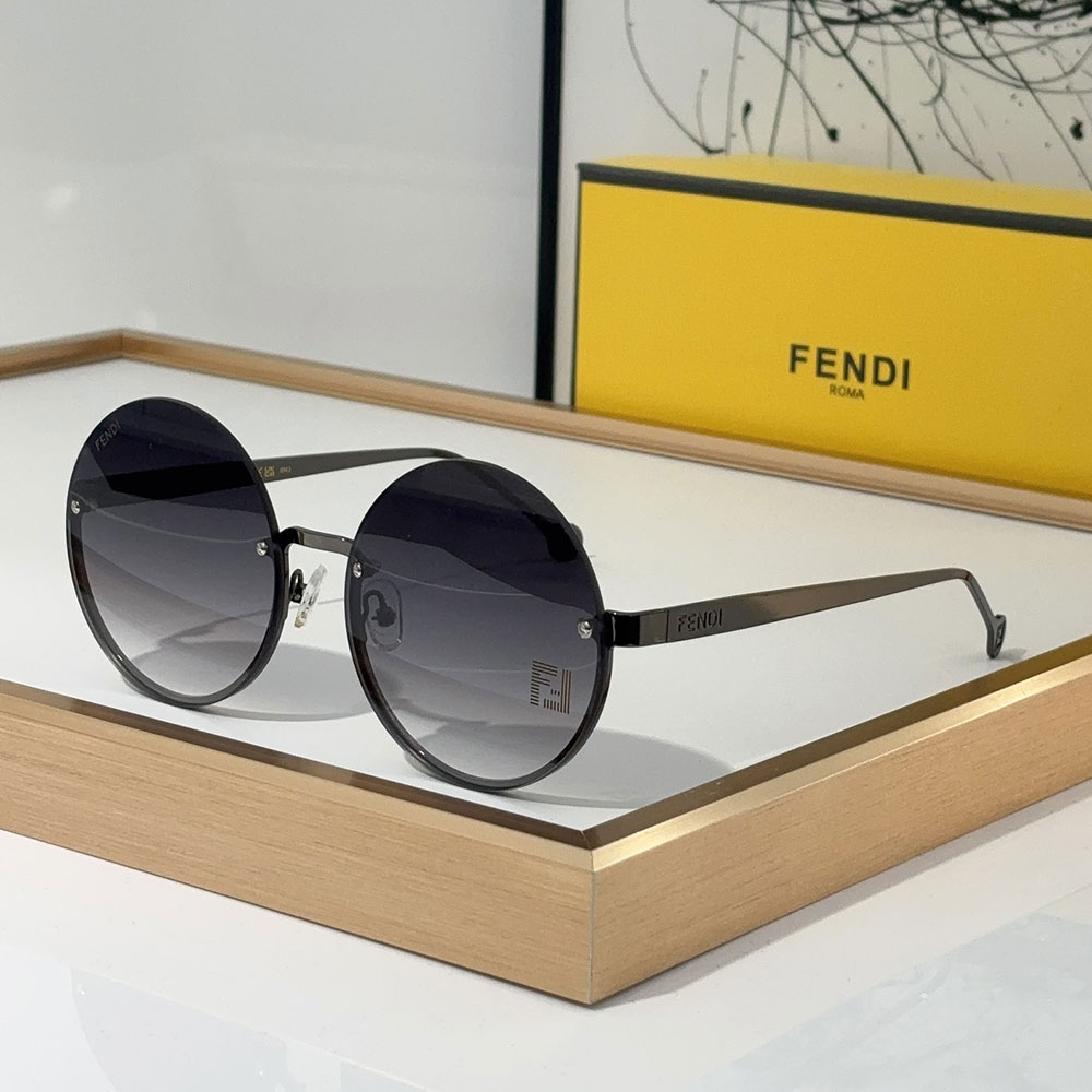 Fendi  Lightweight Round Sunglasses Top quality
