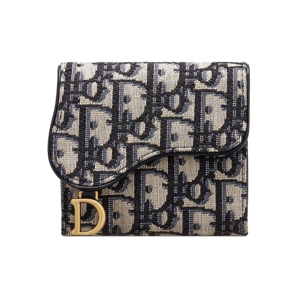 Dior saddle Three Fold Wallet