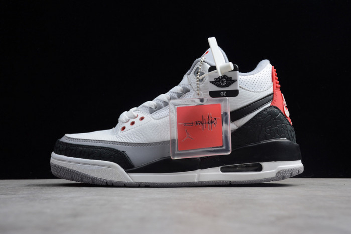 Air Jordan 3 Retro NRG Tinker Fire Red mens AQ3835-160