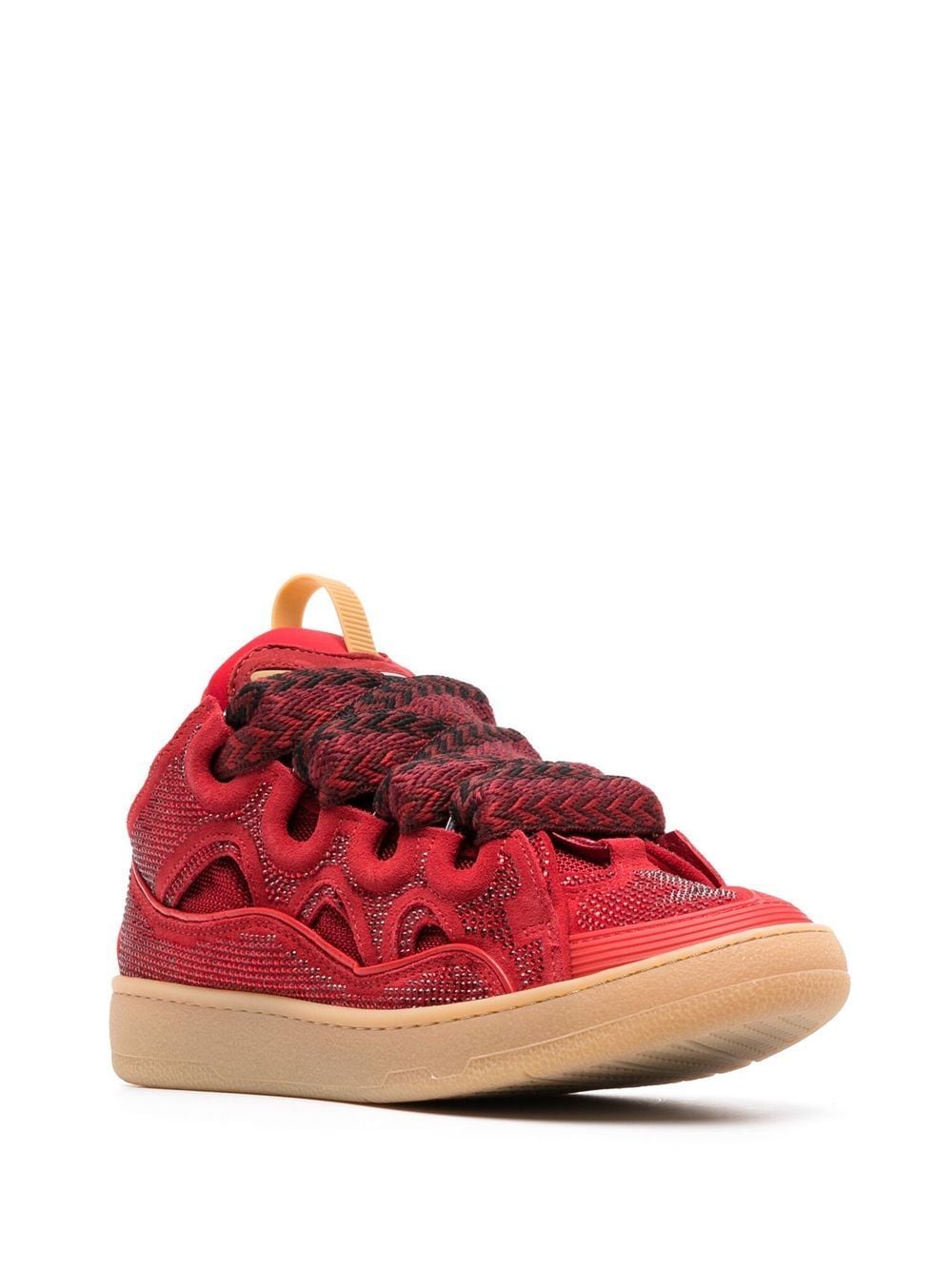 Lanvin LEATHER CURB SNEAKERS