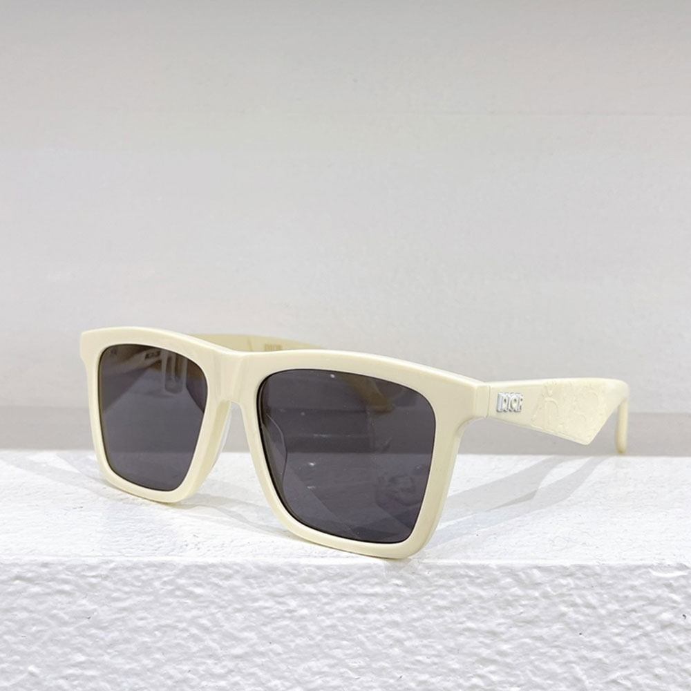 Dior Logo Leg Plate Frame sunglasses Top quality