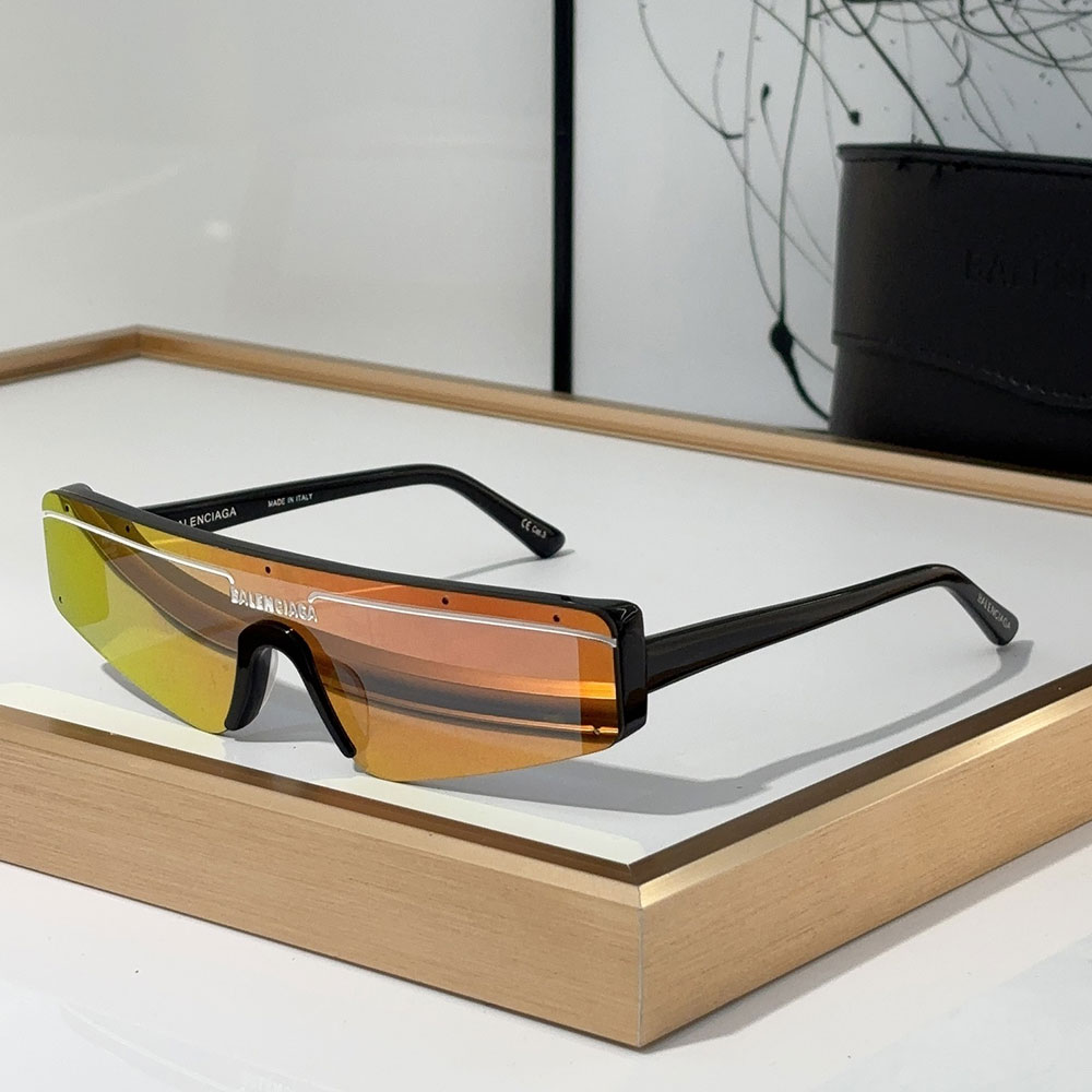 Balenciaga Mirror Logo  sunglasses Top quality