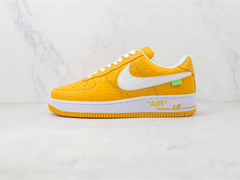 LV x Nike Air Force 1'07 LV8 Low Yellow/white/LV Monogram