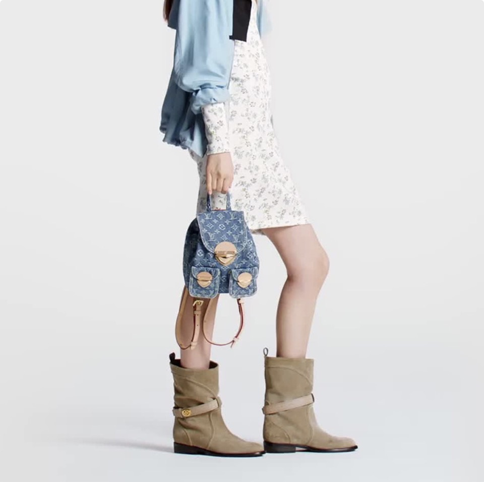 LV VENICE Denim Backpack M46836