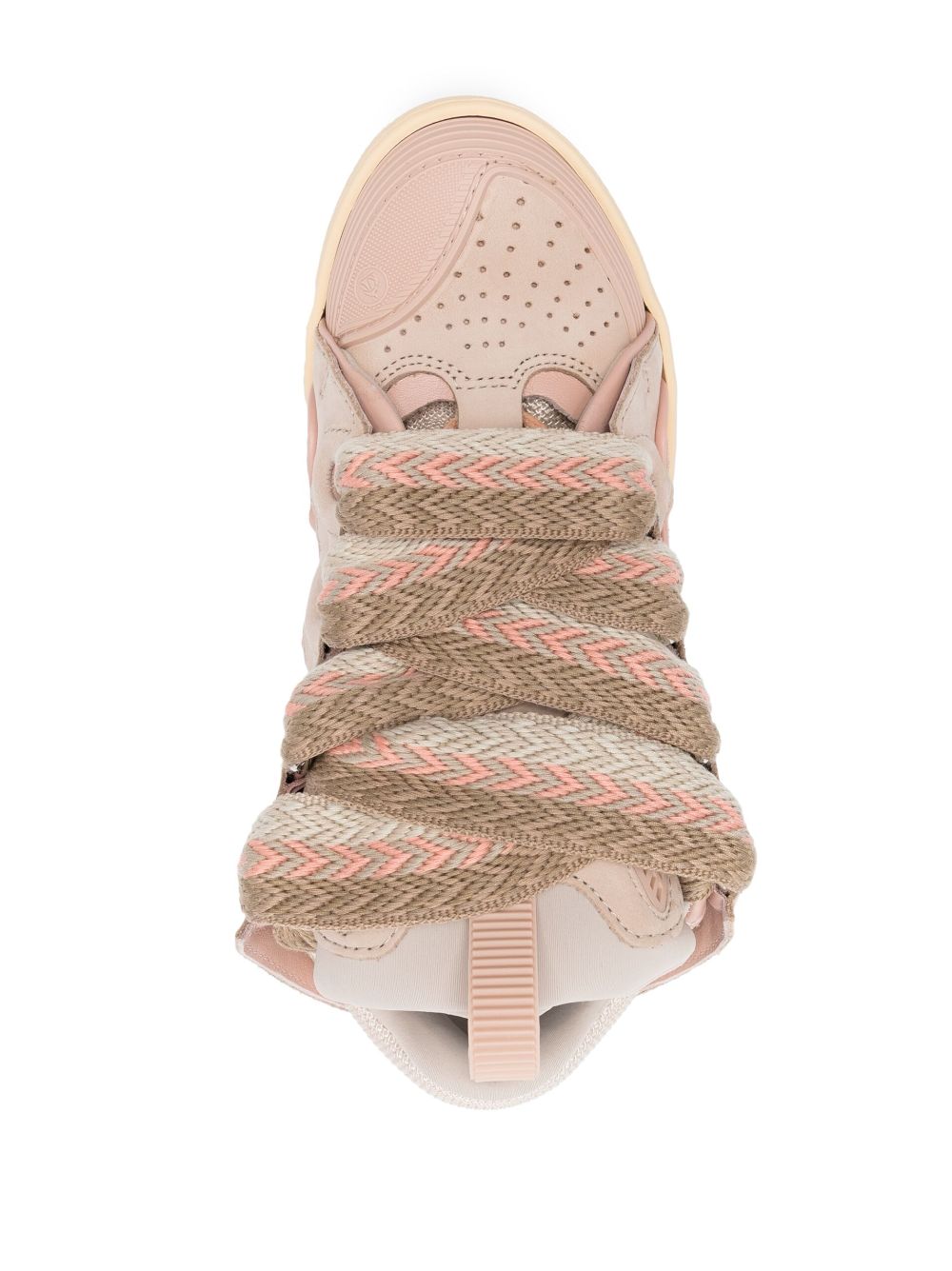 Lanvin LEATHER CURB SNEAKERS