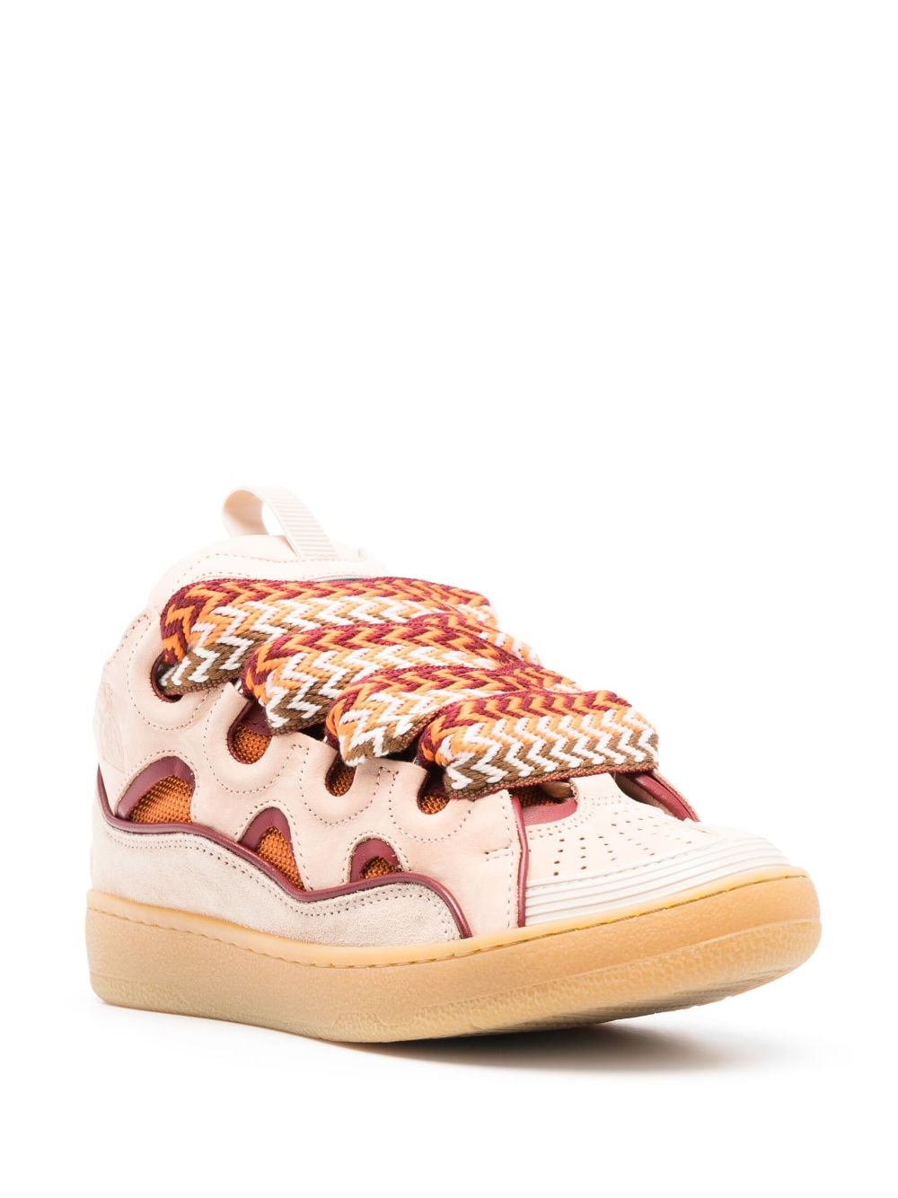 Lanvin LEATHER CURB SNEAKERS