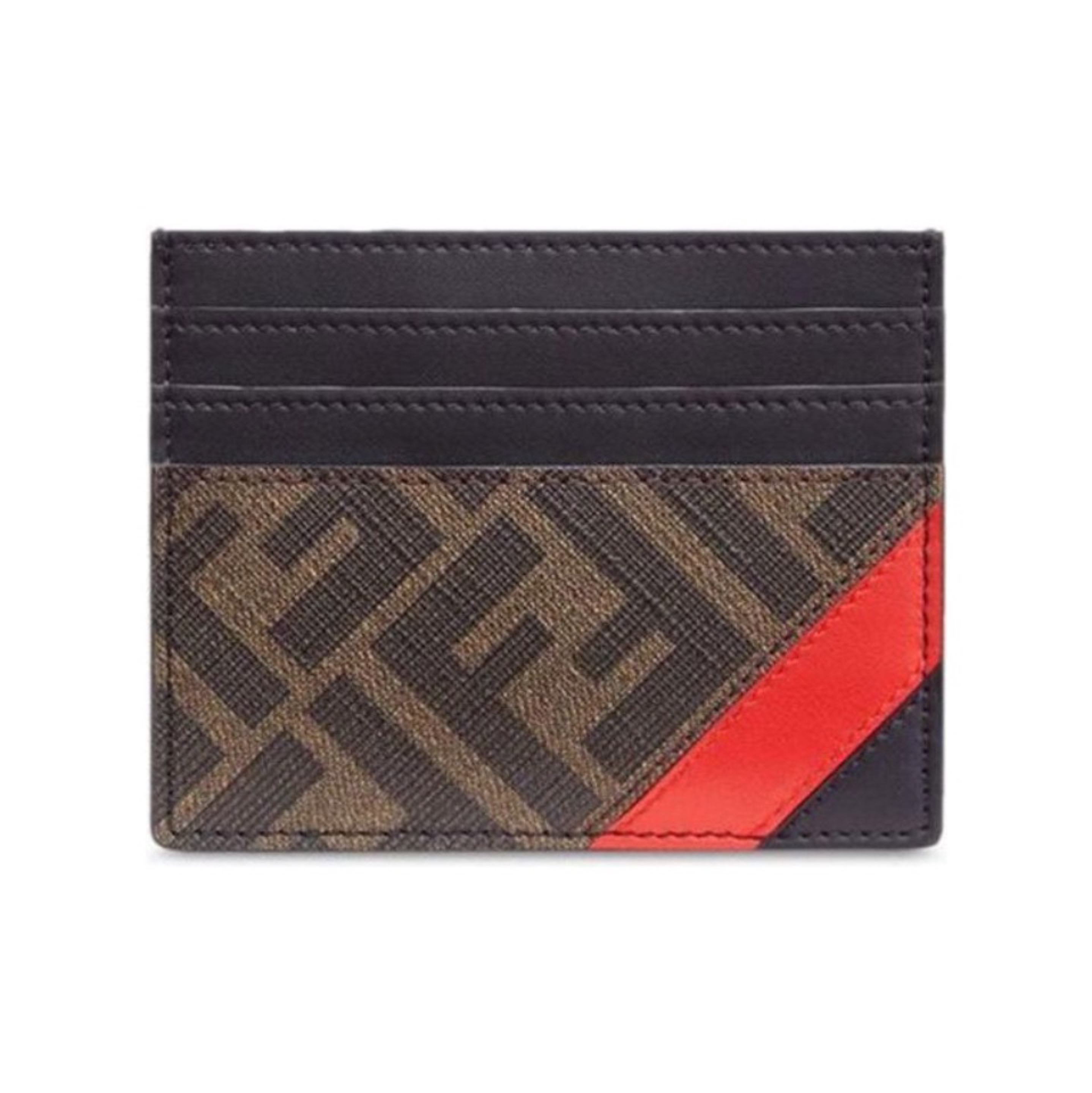 FENDI Leather Card Holder