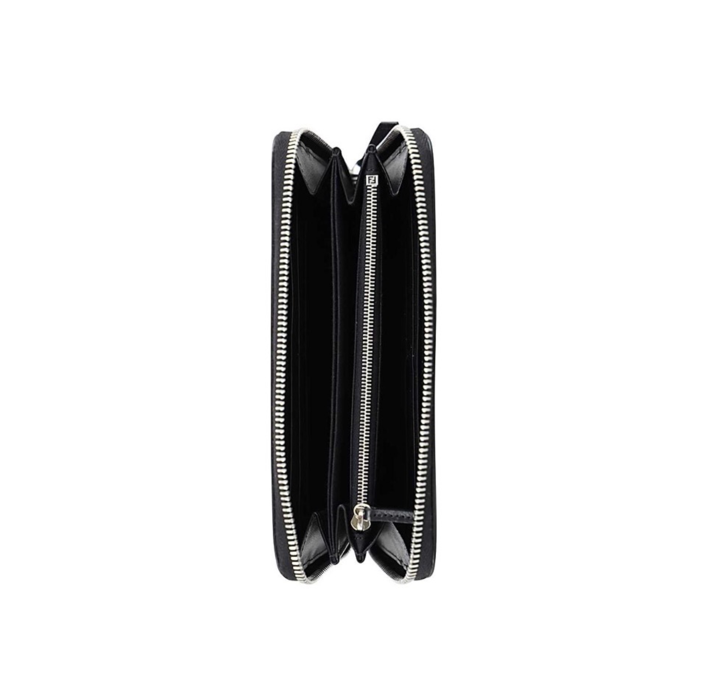 FENDI FF Printing Leather Wallte