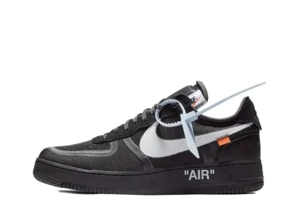 OFF-WHITE x Air Force 1 Low Black White 2.0