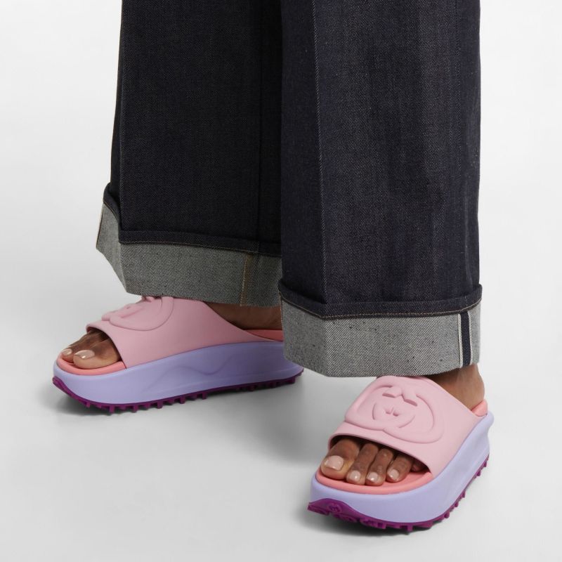 Gucci Interlocking G Slide Sandals 692845