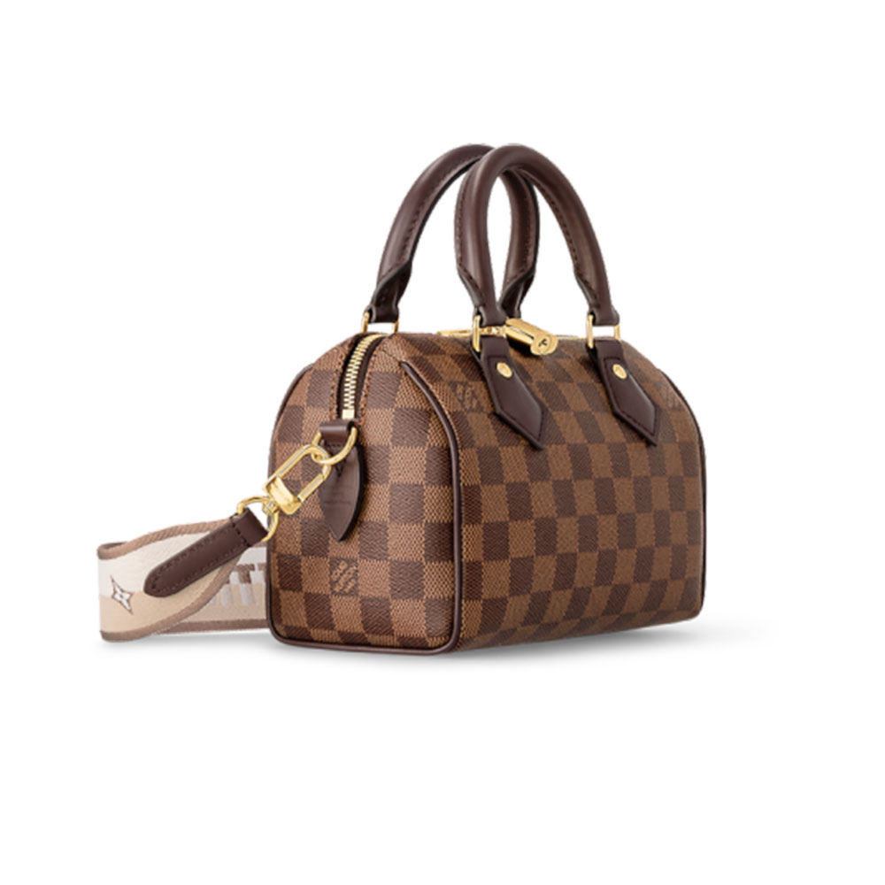 LV Speedy Bandoulière 20 Damier Ebene Women Handbag