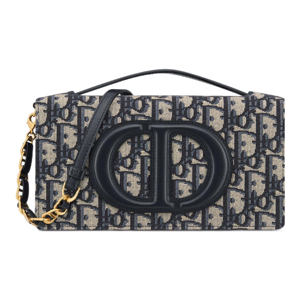 DIOR CD Signature Printed Shoulder Bag