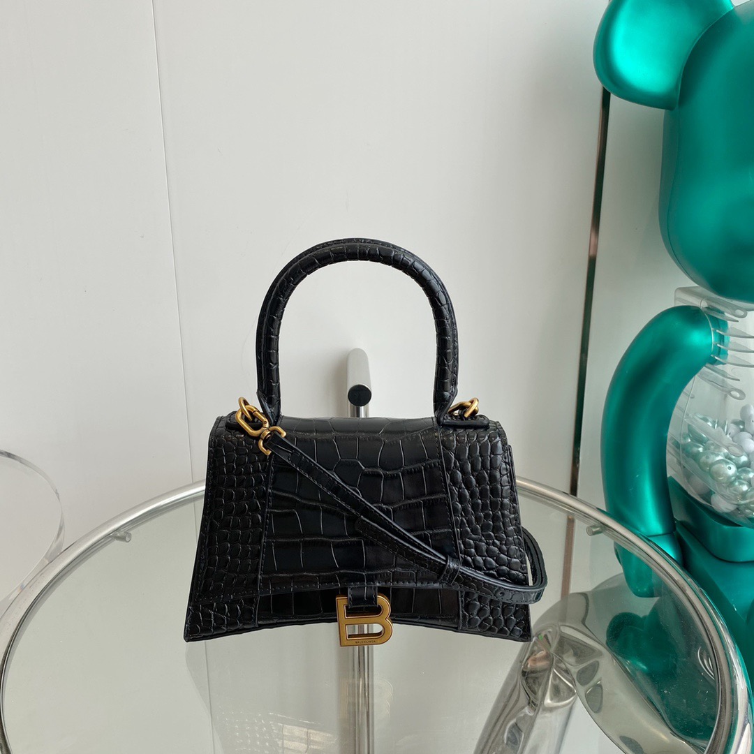 Balenciaga Hourglass Mini&Small Top Handle Bag
