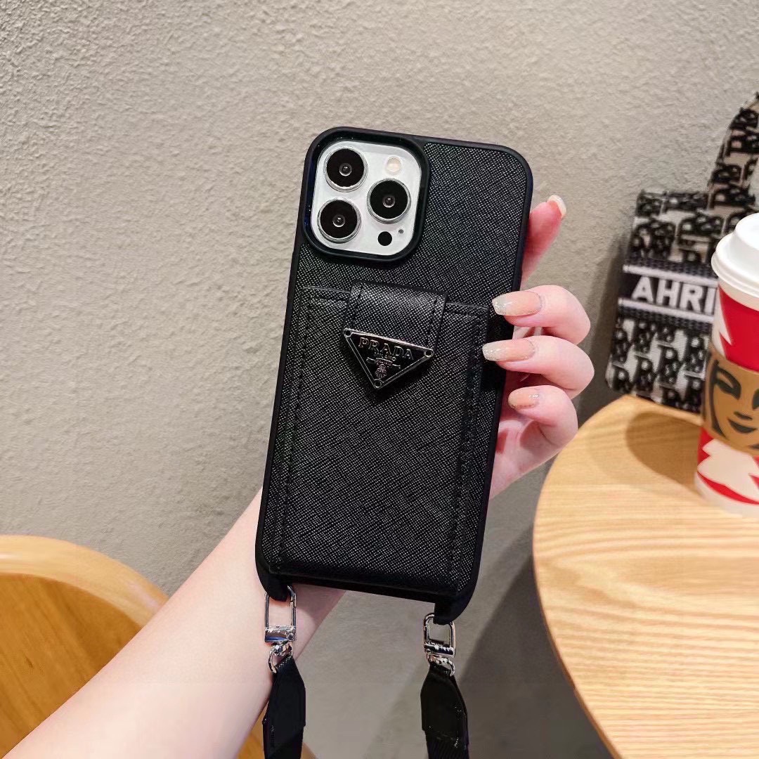 Prada Leather Soft Edge Phone Case