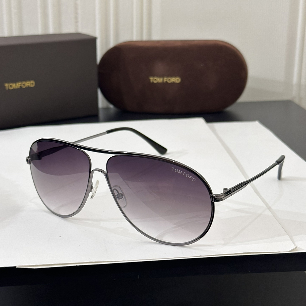 Tom Ford Thin Frame Metal Sunglasses Top Quality