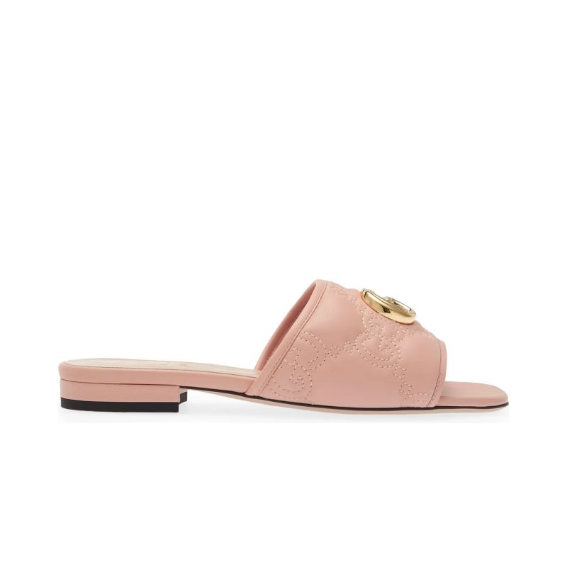 Gucci Jolie GG Matelassé Slide Sandal