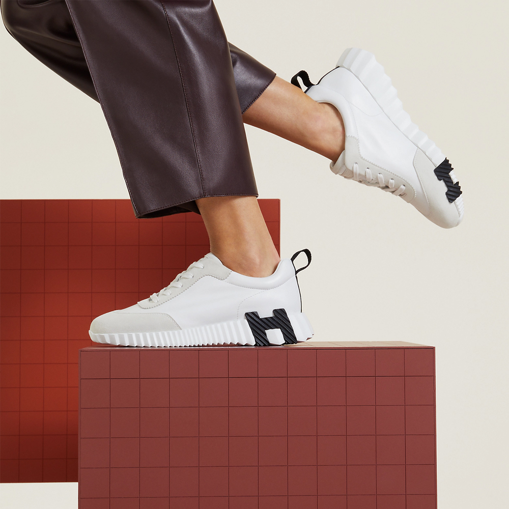 Hermes-trainers 2024 giga Leather low trainers