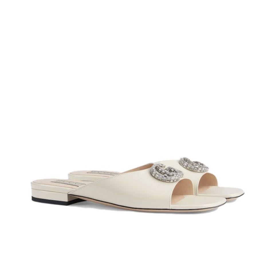 Gucci Leather Sandals  Slide Sandal