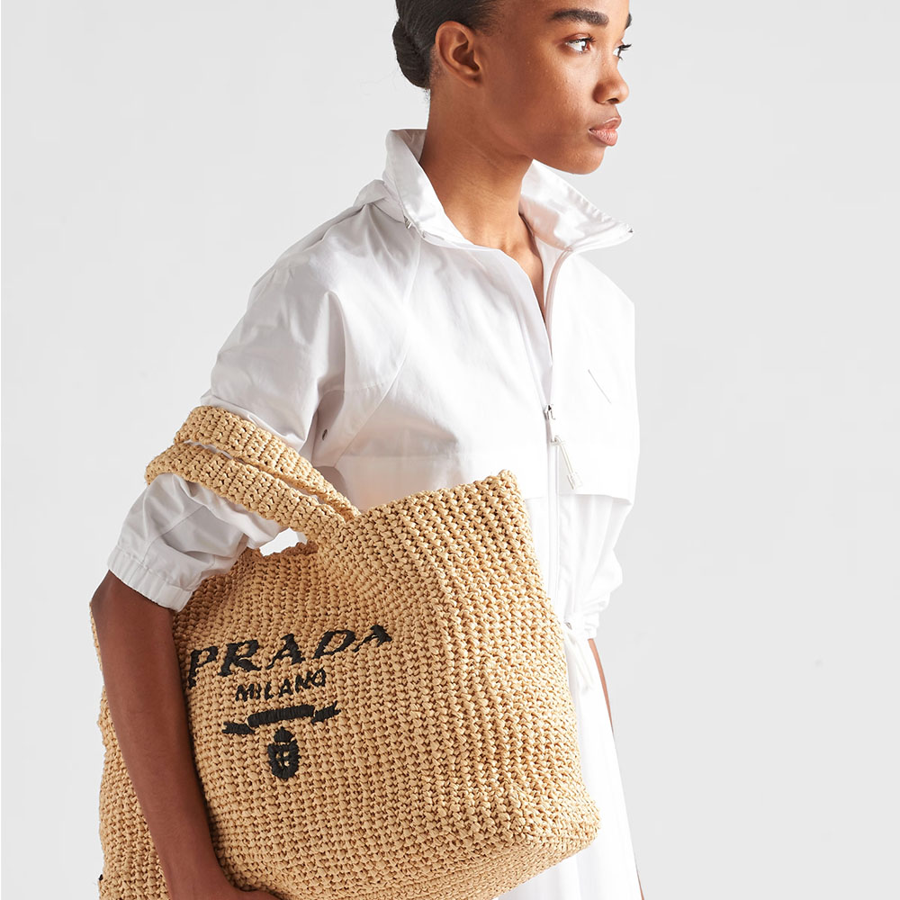 PRADA Crochet Tote Bag