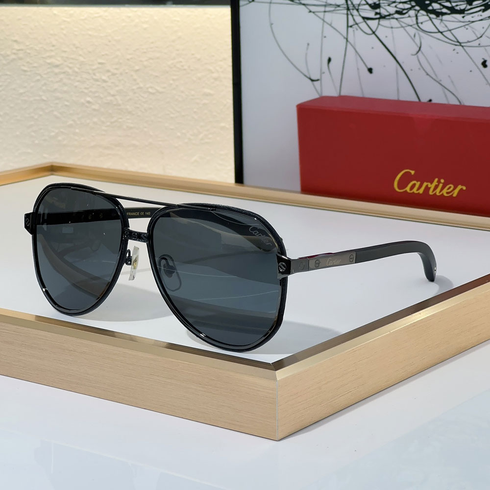 Cartier Aviator Metal Sunglasses Top quality