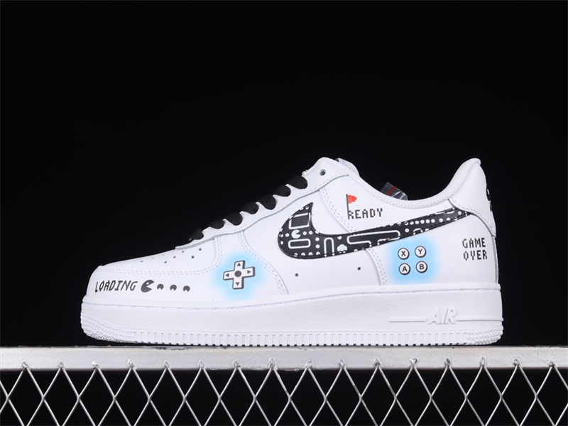Air Force1 07 Low (GS) video game graffiti low-top casual sneakers CW2288-228